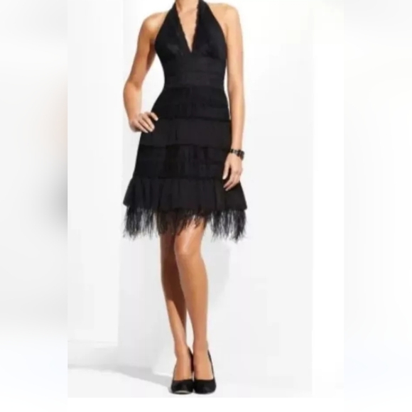 BCBGMaxAzria Dresses & Skirts - Bcbgmaxazria Tiered Chiffon Dress